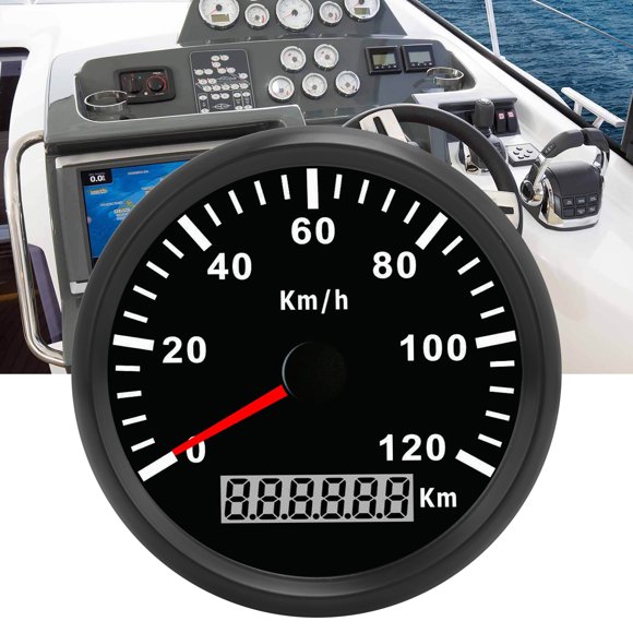 Car Speedometer, LCD Display GPS Odometer Universal  for Boats for Trucks