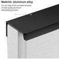 thumbnail image 4 of Hongchun Cabinets Drawers Edge Pulls, 4pcs Mount Finger Edge Pull Handles, Aluminum Concealed Handle Cabinets Drawers Handle Tab, 4 of 5