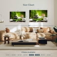 thumbnail image 4 of Elephant Stock Relaxing Bamboo Spa Wall Art - Horizontal Canvas Wall Art - Lobby Wall Decor - Wellness Canvas - Black And Green Decor - 45" x 30", 4 of 8