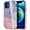 Pink Purple Marble, variant on Allytech iPhone 12 Case with Screen Protector, iPhone 12 Pro Case, Heavy Duty Protection Shockproof Rugged Hybrid Case Silicone Hard PC Back Cover for Apple iPhone 12 / iPhone 12 Pro, Gray Marble