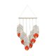 thumbnail image 3 of Tapiz colgante de pared, borlas boho colgantes de pared, decoración moderna y bohemia, decoración boho, decoración de pared de tapiz tejido para el te naranja Macarena tapiz tejido, 3 of 7