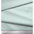 thumbnail image 3 of Soimoi Poly Georgette Fabric Dot & Greek Key Small Print Sewing Fabric Yard 42 Inch Wide, 3 of 3