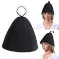 thumbnail image 3 of Thicken Wool Felt Sauna Hat Hair Protection Spa Sauna Accs For Bath Protection, 3 of 10