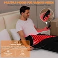 thumbnail image 4 of Red Light Therapy Mat for Full Body, 3300 LEDs Infrared Light Therapy Sleep Bag for Whole Body, 75''x 35'' Blanket for Pain, Energy, Sleep, Recovery at Home, 4 of 7