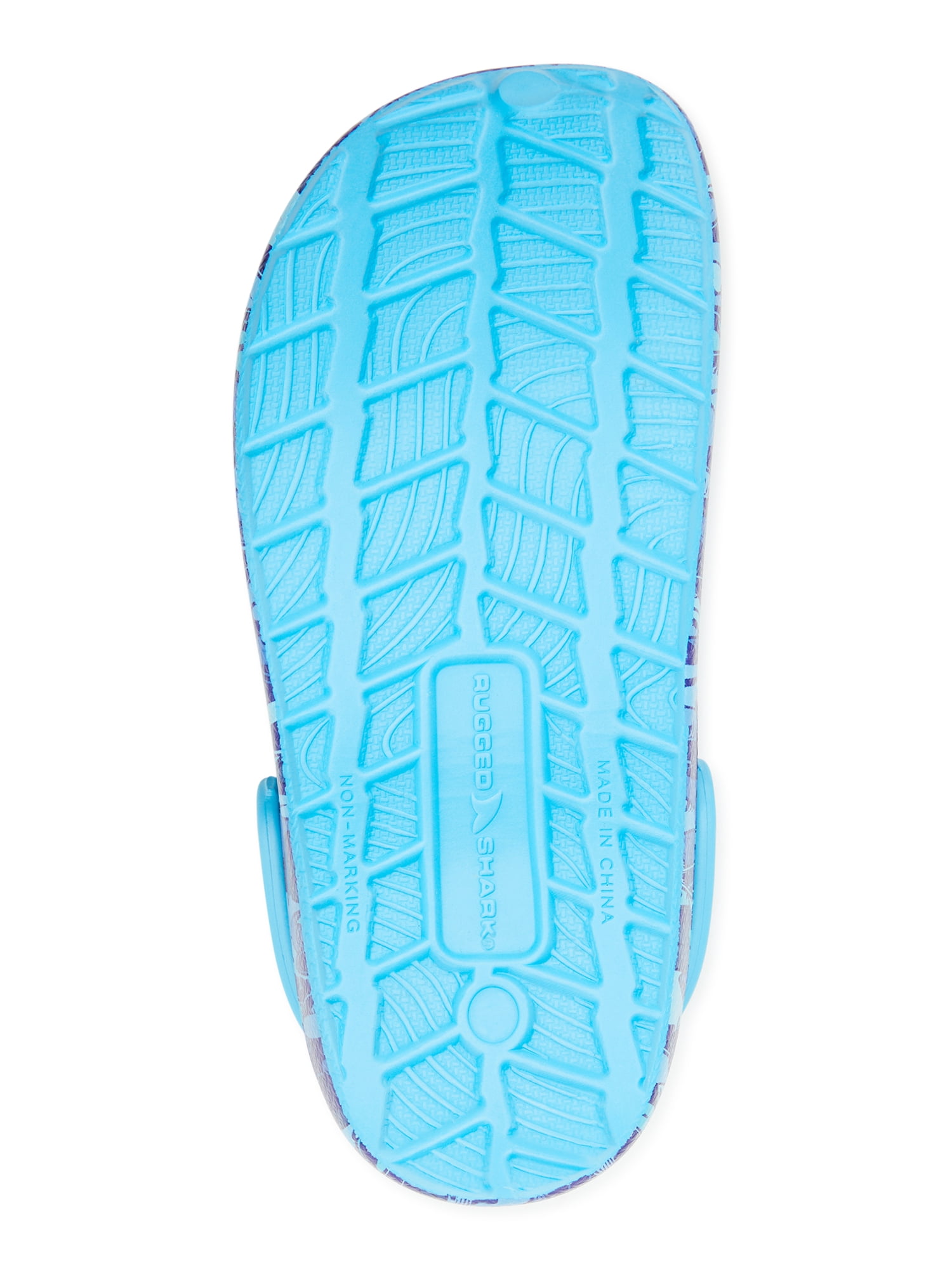 Rugged Shark Little and Big Kids Shark Week Clog Shoes, Sizes 10-4
