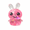 Pink, variant on HaCpiu Bunny Stress Relief Squishy Fidget Ball, 2.7" Glitter Rabbit Sugar Squeeze Toys, Perfect Graduation Gifts for Adults, Daily & Calming Decompression Use