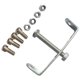 thumbnail image 2 of Bicicleta -adaptador de soporte de la rack con tornillo, hardware fuerte para la rejilla trasera de la bicicleta, kit de ensamblaje del conector en fo, 2 of 8