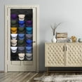 thumbnail image 5 of 24 Pockets Hat Rack for Baseball Hat Organizer Hanging Hat Storage Holder for Closet Wall, 5 of 5