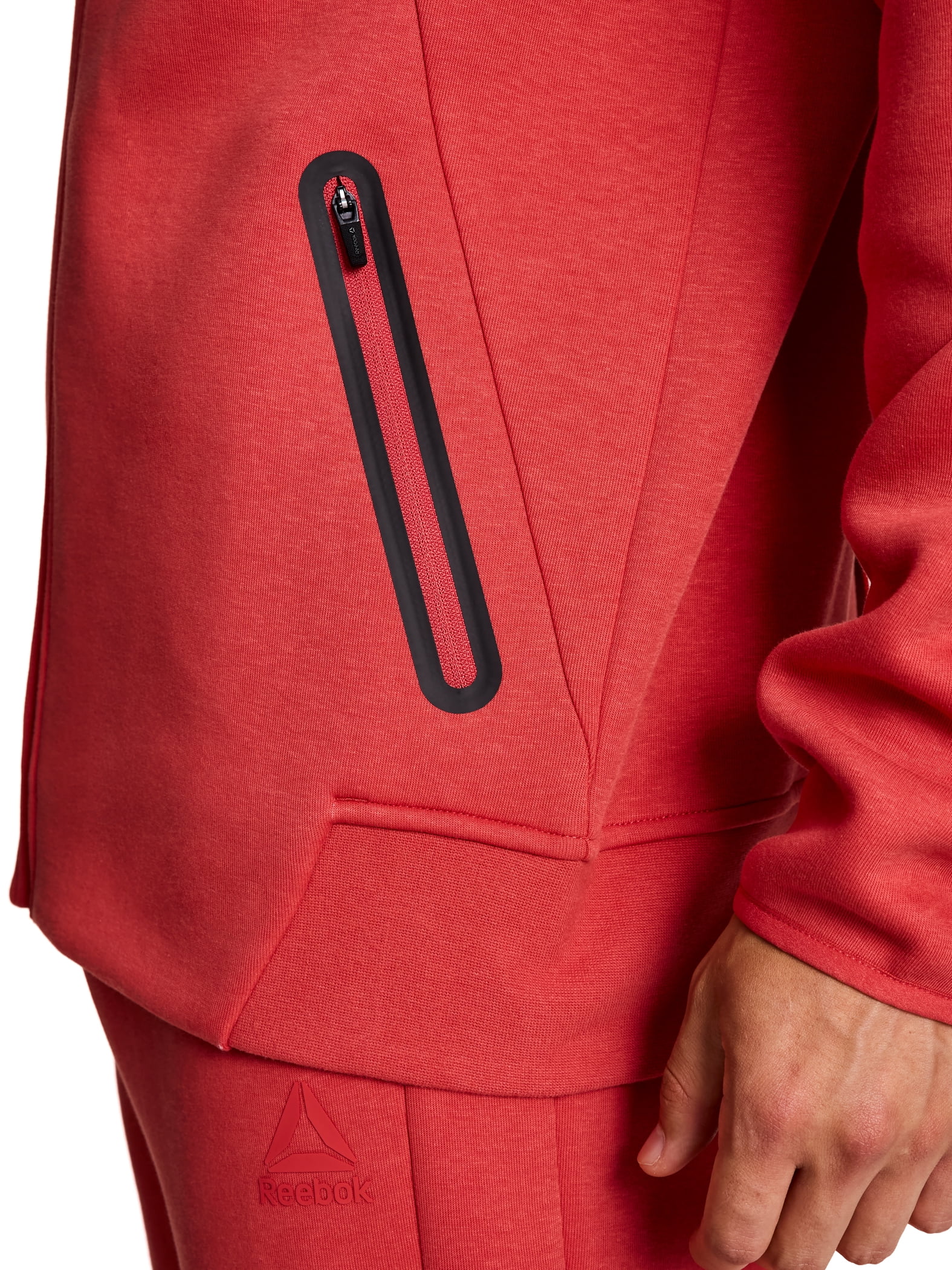 Reebok Men's and Big Men's Momentum Fleece Full Zip Hoodie, Sizes XS-5XL