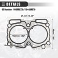 thumbnail image 4 of 2 Pcs Cylinder Head Gasket Suitable for 2.5L Engine for Subaru Forester 06-13 No.11044AA770/11044AA670, 4 of 6