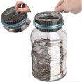 thumbnail image 1 of Piggy Bank Counter Digital Lcd Counting Coin Saving Money Box Coin Electronic Jar Coins Storage Box For Usd Euro Gbp Money Gift, 1 of 2