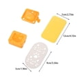 thumbnail image 3 of kurtrusly Riz Boule Moule DIY Cuisine Portable Food Roll Maker Anti-Adhésif Réutilisable Salle à Manger Café Moule à Déjeuner, 3 of 6