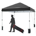 thumbnail image 2 of Pop Up Canopy Tent for One Person Setup,Instant Portable Commercial Canopy Tent,Outdoor Easy Up Tent w/1-Button Push,Wheeled Bag,4 Sandbags,Bonus 8 Stakes and 4 Ropes, 2 of 8