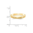 thumbnail image 3 of Auriga Fine Jewelry 14K Yellow Gold 3mm Standard Weight Flat Comfort Fit Wedding Band for Women Size 10, 3 of 5
