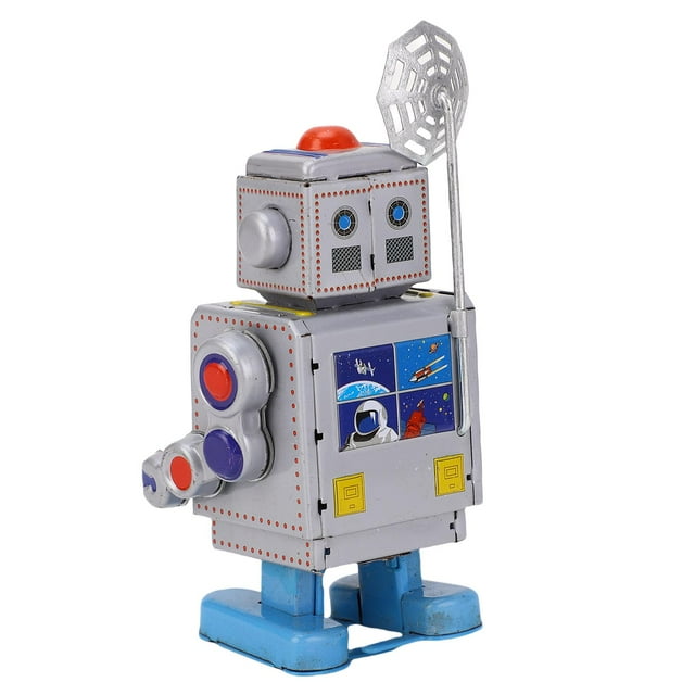 Robot De Cuerda, Robot De Cuerda, Juguete Vintage Multiusos Para El Hogar, Tienda, Bar