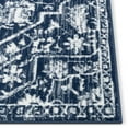 thumbnail image 5 of Well Woven Della Dark Blue Vintage Medallion Pattern Runner Rug 3x10 (2'7" x 9'10" Runner), 5 of 6