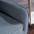 thumbnail image 3 of Felicity Mid Century Charcoal Fabric Arm Chair, 3 of 7