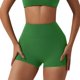 thumbnail image 1 of Gibobby Short Deportivo Pantalones deportivos de cintura alta para mujer, pantalón liso, a la moda(Verde, S), 1 of 5
