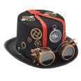 thumbnail image 1 of Steampunk, sombrero de fiesta Punk, sombrero de Jazz, tocado para Mardi Rojo, 1 of 8