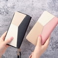 thumbnail image 3 of Fashion Zipper Wallets Women's Long Purses Handbags Coin Purse Cards Holder PU Leather Billfold Wallet, 3 of 3