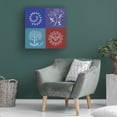thumbnail image 3 of Canvas Wall Art - Medha Karandikar 'The Four Seasons of Life' Wall Art for Living Room, Bedroom, or Office Décor by Trademark Fine Art - 35 x 35 Inches, 3 of 4