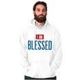thumbnail image 3 of Blessed Religious Love Jesus Christ Hoodie Sweatshirt Women Men Brisco Brands M, 3 of 6