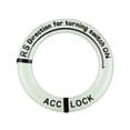thumbnail image 1 of Car Auto Lock Keyring Pedal Reflection Pedal paster decor Light Luminous Night Sticker Paster Decal Film Decoration Round Circle, 1 of 9