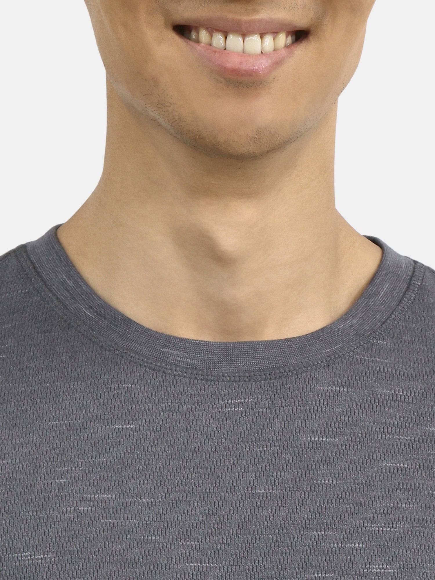 George Men's and Big Men's Slub Texture Thermal Shirt with Long Sleeves, Sizes XS-3XL