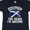 thumbnail image 4 of Inktastic Scottish Pride Scotland Flag Boys or Girls Baby Bodysuit, 4 of 5