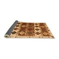 thumbnail image 2 of Ahgly Company Indoor Rectangle Oriental Orange Modern Area Rugs, 6' x 9', 2 of 4