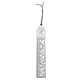 thumbnail image 1 of Drawing Stencil Ruler for Painting Silver Metal Bookmark Stencil Ruler Multifunctional, 1 of 5