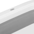 thumbnail image 4 of BIMZUC Collapsible Semi Enclosed Cat Litter Box with Scoop Splash Proof Kitten Toilet Bedpan, 18.1 inches / 46 cm Length, Portable Pet Potty Pan for Indoor Cats & Small Pets, Grey, 4 of 9