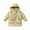 Light Yellow, variant on Kids Thickened Mid Length Down Jacket, Korean Style Winter Coat for Girls, Warm Padded Outerwear with Hood, Autumn Children’s Wear