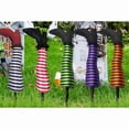 thumbnail image 4 of ZOELNIC 1 Pair Halloween Wicked Witch Leg Yard Stakes Witch Leg Garden Stake for Halloween Indoor Outdoor Decor, Orange, 4 of 5