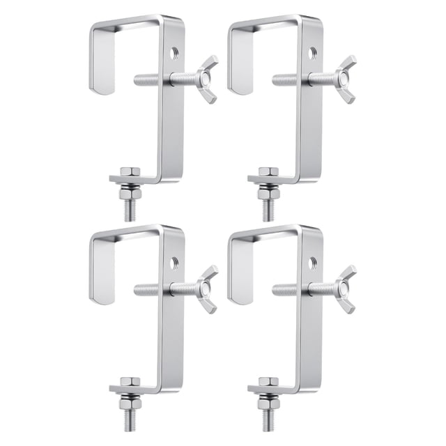 4 piezas abrazaderas para luces escenario, accesorios iluminación, fácil instalación, gancho estable, ligero, abrazadera para luces Estilo C