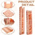 thumbnail image 3 of HLONK 120 Pack Paper Bread Bags With Window For Homemade Bread  Long French Bread Bags Wheat Pattern Kraft Loaf Storage Sacks Bakery Storage Bag With Stickers  24 X 4.5 X 2 Inch (Brown Re, 3 of 5