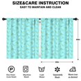 thumbnail image 2 of Blackout Kids Curtains,LightBlue Cartoon Dinosaurs VariedShapes Pattern Childrens Insulated Curtains Set Of 2,Bedroom Essentials,Toddler Room Decor 52"x63", 2 of 5