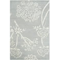 thumbnail image 2 of SAFAVIEH Bella Kiro Floral Flowers Wool Area Rug, Light Blue/Ivory, 6' x 9', 2 of 11