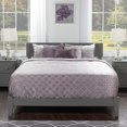 thumbnail image 2 of AFI Orlando Full Solid Wood Panel Bed with USB Charging Station in Gray, 2 of 8