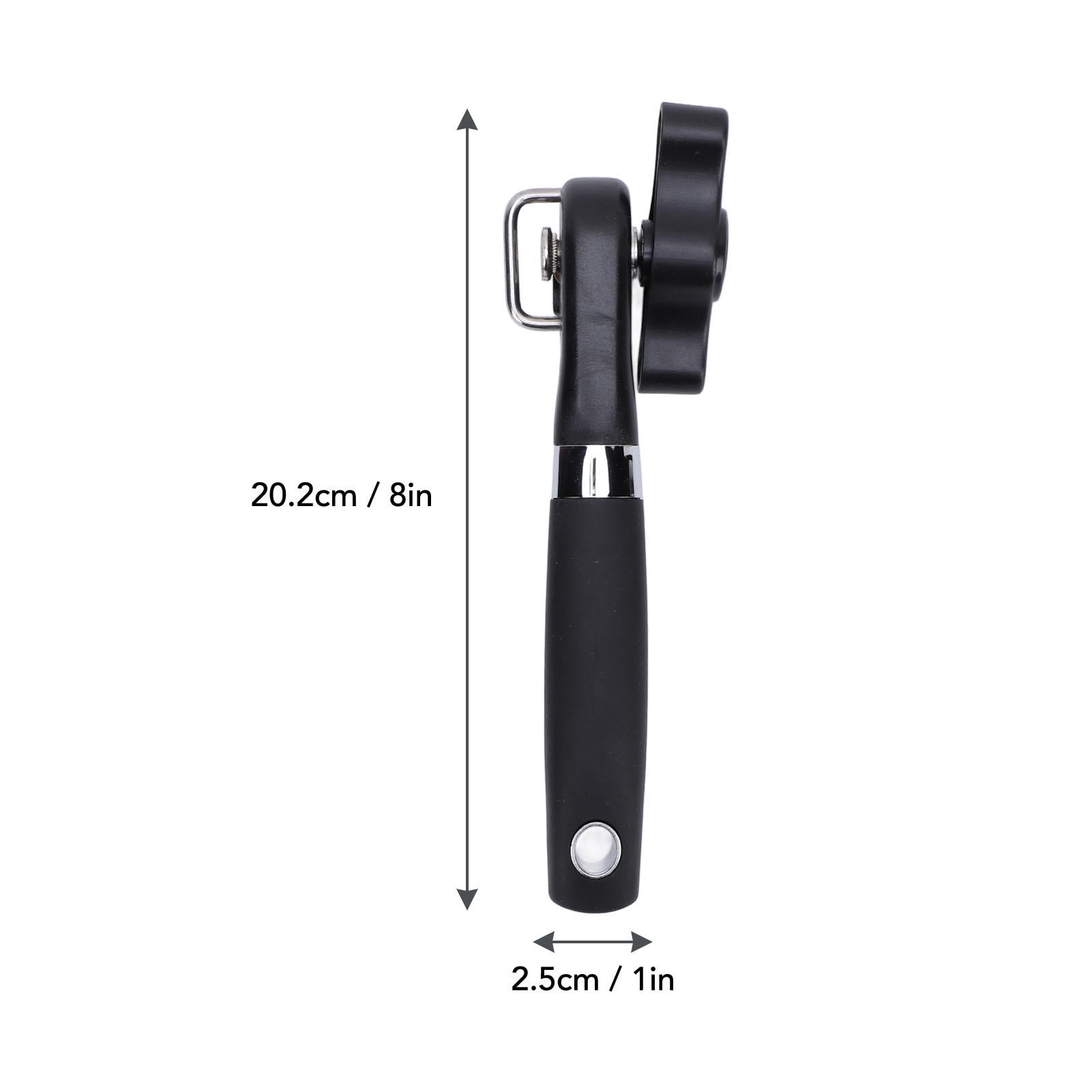 Suodoka Ergonomic Stainless Steel Hand‑Held Can Opener with Non‑Slip Handle, Slick Edges – Safe, Easy to Use for Seniors