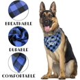 thumbnail image 3 of Dog Bandana, Dog Bandana, Dog Scarf Classical Plaid Printing, Dog Scarf Accessories, Dog Bandana Pet Scarf, Christmas Birthday Thanksgiving Dog Gift, Mama\u2018s Boy Dog Bandana (N16), 3 of 5