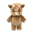 thumbnail image 2 of Highland Cow Plush Toy, Soft Furry Stuffed Animal for Stress Relief & Emotional Companion, 2 of 9