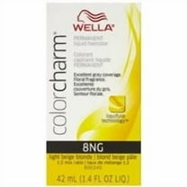 Wella COLOR CHARM, HAIR COLOR Liquid Haircolor 8NG Light Beige Blonde, 2 oz