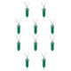thumbnail image 2 of Sonducket Hexágono Columna Encanto Mujeres Colgantes Colgantes Amuletos de cristal puntiagudos para DIY Cadena Llaveros Decoraciones Verde Verde 10piezas Sonducket CBP468238, 2 of 4