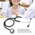 thumbnail image 3 of Dual Head Dual Function Lightweight Stainless Steel Stethoscope for Adults Children Home Use, 3 of 7