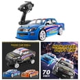 thumbnail image 3 of 1:10 RC Car 4WD Vehículo De Control Remoto De Alta Velocidad Para Ni?os, Ni?os, Adolescentes, Azul Sunnimix Coches RC 1/10, 3 of 8