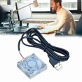 thumbnail image 2 of Zecic Aluminum Graphics Card Fan For Small PC Case Routers for Raspberry Pi Device, 2 of 10