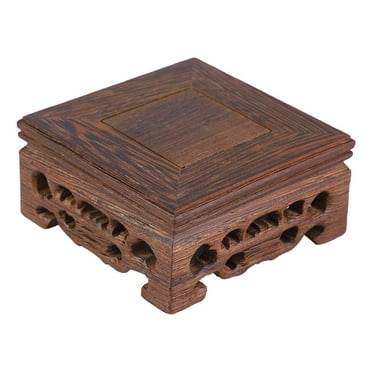 Asian Plant Stand, Wood  Practical Vase Stand, Home Decor For Plant Flower Office Decor For Vases