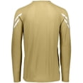 thumbnail image 3 of Holloway Sportswear XL Flux Shirt Long Sleeve Vegas Gold/White 222507, 3 of 5