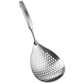 thumbnail image 2 of Stainless Steel Skimmer Spoon Multipurpose Filtering Spoon Slotted Spoon with Ergonomic Handle for Home Kitchen Restaurant Fried Chicken Shop, 2 of 9